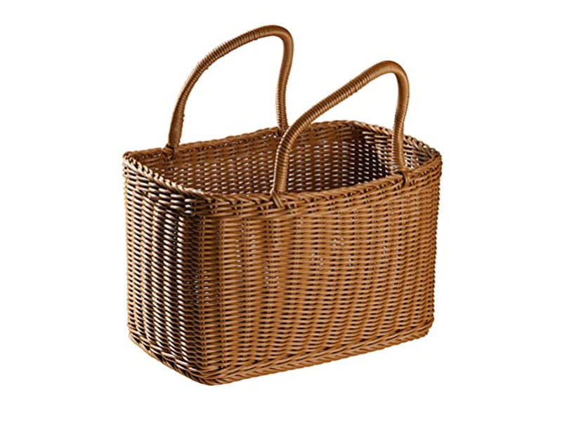 Cesta de Piquenique de Bambu com Tampa Cestas Vintage de Rattan de Banana Atacado