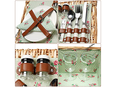 Cestas de Piquenique por Atacado OEM Cesta de Vime Redonda Antiga de Madeira para Crianças