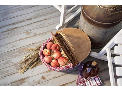 Encomende uma Cesta de Piquenique Cesta de Cana Isolada Conjunto de Mochila de Piquenique