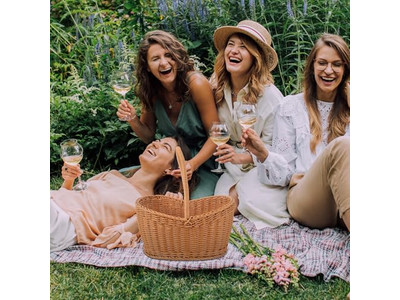 Cesta de Piquenique Importação e Exportação Embalagem Listrada Resfriador com Tampa de Madeira