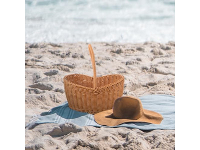 Cesta de Piquenique Importação e Exportação Embalagem Listrada Resfriador com Tampa de Madeira