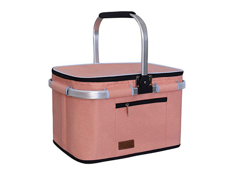 Cesta de Piquenique com Cintas de Couro Cesta de Café da Manhã Cestas Antigas à Venda