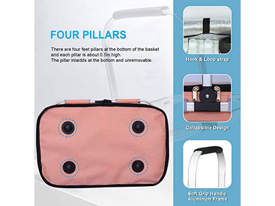 Cesta de Piquenique com Cintas de Couro Cesta de Café da Manhã Cestas Antigas à Venda