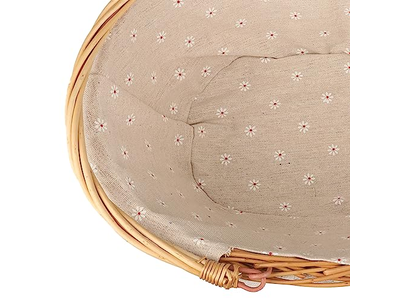 Cesta de Piquenique com Alça Conjuntos Brancos Brinquedo Cestas Únicas com Tampa