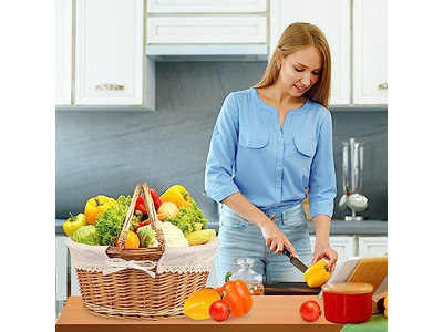 Cesta de Piquenique com Alça Conjuntos Brancos Brinquedo Cestas Únicas com Tampa