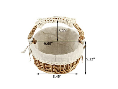 Cesta de Piquenique com Mesa Portátil Suporte de Couro para Pão Sem MOQ a Melhor